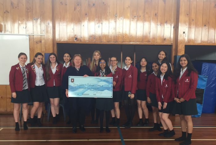 Hauraki cheque presentation