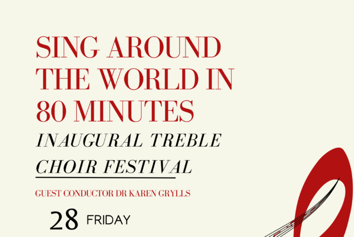 Treble Choir Festival Poster