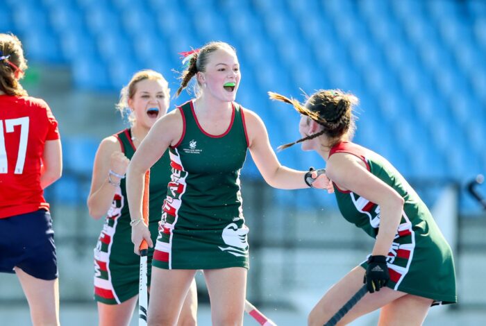 Westlake Girls v St Peter's Cambridge.  Federation Cup Secondary School Girl's Hockey Tournament Quarter Finals, Nga Puni Wai, Christchurch, New Zealand, Thursday 31 August 2023. Photo: Simon Watts/www.bwmedia.co.nz
@bwmedianz