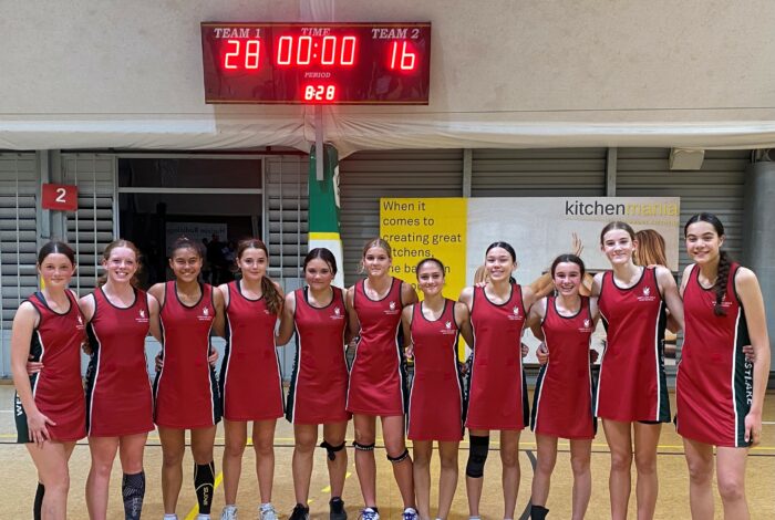 Netball year 9 - 1 team win