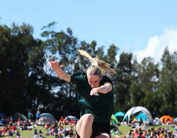 Emma Schroeder jumping